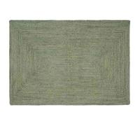 vidaXL Tapis de surface Rectangulaire Vert olive 140 x 200 cm Jute 42010458