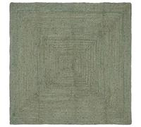 Vidaxl Tapis De Surface Rectangulaire Vert Olive 160 X 160 Cm Jute