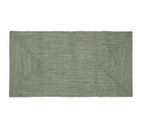 vidaXL Tapis de surface Rectangulaire Vert olive 80 x 150 cm Jute, Tapis en jute fait main, moderne pour le salon, déco douce pour le sol, durable et stylé