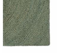Vidaxl Tapis De Surface Vert Olive 160 X 160 Cm Jute