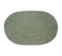 vidaXL Tapis de Surface Vert Olive 205 x 305 cm Jute, Tapis en Jute stylé, Moderne, Fait Main, Texture écolo, Accent déco pour Le Salon