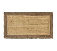vidaXL Tapis de surface Gris 60 x 110 cm Jute 42010658