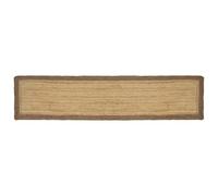 vidaXL Tapis de Zone Gris 60 x 300 cm Jute