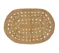 vidaXL Tapis de zone Naturel 122 x 183 cm Jute 42010811