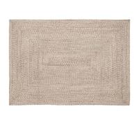 vidaXL Tapis de Zone Naturel et Blanc 140 x 200 cm Jute