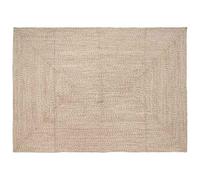 vidaXL Tapis de Zone Naturel et Blanc 160 x 230 cm Jute