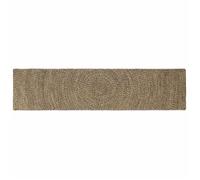 vidaXL Tapis de zone Naturel et noir 60 x 200 cm Jute 42010614