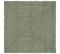vidaXL Tapis de Zone Vert Olive 160 x 160 cm Jute