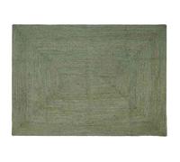 vidaXL Tapis de zone Vert olive 160 x 230 cm Jute 42010460