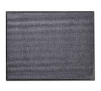 vidaXL Tapis d'entrée Gris 90 x 150 cm PVC