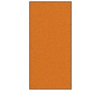 vidaXL Tapis d'entrée Orange et Noir 120 x 250 cm Polyamide et PVC, Tapis de Porte, rectangulaire et antidérapant, Robuste, Absorbant, intérieur, extérieur, entrée, Bienvenue