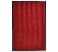 vidaXL Tapis d'entrée Rouge 117 x 220 cm PVC