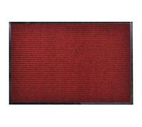 vidaXL Tapis d'entrée Rouge 90 x 120 cm PVC