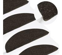 Vidaxl Tapis D'escalier Auto-Adhésifs 10 Pcs Anthracite 56x17x3 Cm