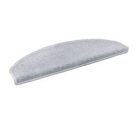 Vidaxl Tapis D'escalier Auto-Adhésifs 15 Pcs Gris Clair