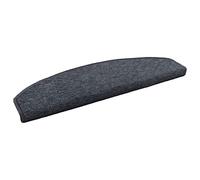 Vidaxl Tapis D'escalier Auto-Adhésifs 15 Pcs Gris Foncé Et Bleu