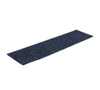 vidaXL Tapis d'escalier Autocollants 15 pièces 76 x 20 cm Gris Bleu Rectangulaire