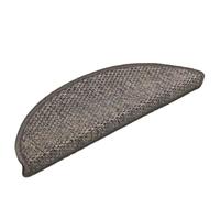 vidaXL Tapis d'escalier Autocollants Aspect sisal 15 pcs 56x17x3 cm