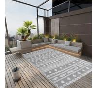 vidaXL Tapis d'extérieur - 140x200 cm - Gris