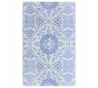 VidaXL Tapis d'extérieur - 190x290 cm - Bleu azuré