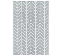 vidaXL Tapis d'extérieur ARAKIL Gris 120x180 cm PP