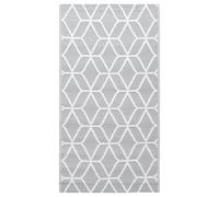 vidaXL Tapis d'extérieur ARAKIL Gris 80x150 cm PP