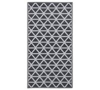 vidaXL Tapis d'extérieur ARAKIL Noir 160x230 cm PP