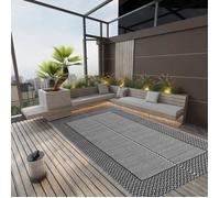 vidaXL Tapis d'extérieur PP 140 x 200 cm Noir