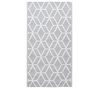 vidaXL Tapis d'Extérieur Tapis d'Entrée Tapis Décoratif Salon Salle de Séjour Balcon Patio Terrasse Maison Intérieur Gris 190x290 cm PP