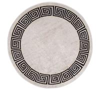 vidaXL Tapis - Diamètre 120 cm - Beige clair