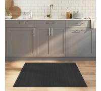 vidaXL Tapis en Bambou - Gris 100x100 cm