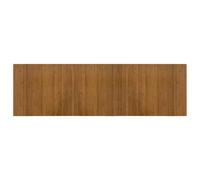 vidaXL Tapis en bambou rectangulaire antidérapant pour salon, cuisine et couloir - Marron - 60 x 200 cm - Bambou
