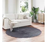 Vidaxl Tapis En Fausse Tafalla Anthracite Ø 200 Cm Polyester