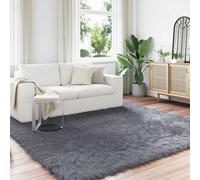 Vidaxl Tapis En Fausse Tafalla Anthracite 240 X 240 Cm Polyester