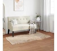 Vidaxl Tapis En Fausse Tafalla Beige 60 X 110 Cm Polyester