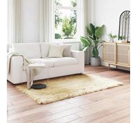 Vidaxl Tapis En Fausse Tafalla Crème 140 X 200 Cm Polyester