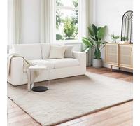 Vidaxl Tapis En Fourrure Synthétique De Lapin Olite Beige 240 X 240 Cm