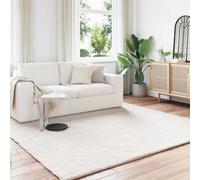 Vidaxl Tapis En Fourrure Synthétique De Lapin Olite Crème 200 X 200 Cm