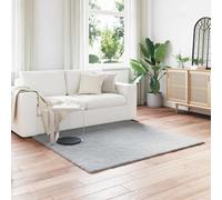Vidaxl Tapis En Fourrure Synthétique De Lapin Olite Gris 120 X 120 Cm