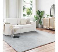 Vidaxl Tapis En Fourrure Synthétique De Lapin Olite Gris 240 X 240 Cm