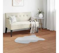 Vidaxl Tapis En Fourrure Synthétique De Lapin Olite Gris 60 X 90 Cm