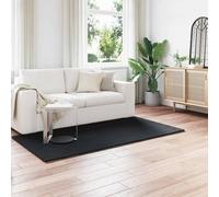 Vidaxl Tapis En Fourrure Synthétique De Lapin Olite Noir 100 X 200 Cm