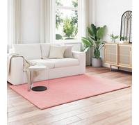 Vidaxl Tapis En Fourrure Synthétique De Lapin Olite Rose 160 X 230 Cm