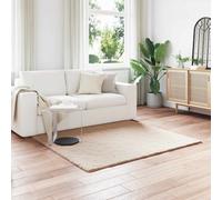 Vidaxl Tapis En Fourrure Synthétique De Lapin Olite Taupe 160 X 160 Cm