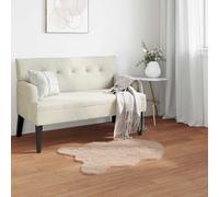 Vidaxl Tapis En Fourrure Synthétique De Lapin Olite Taupe 60 X 90 Cm