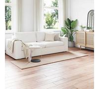 Vidaxl Tapis En Fourrure Synthétique De Lapin Olite Taupe 80 X 250 Cm