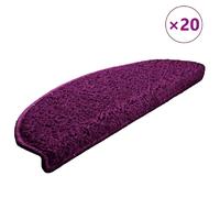 vidaXL Tapis Escalier - Violet 65x21x4 cm