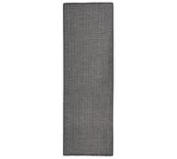 vidaXL Buitenkleed platgeweven 80x250 cm grijs340772 Gris G