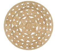 vidaXL Tapis Fait à la Main Carpette Moquette Plancher Coussin de Sol Salon Chambre à Coucher Intérieur Salle de Séjour Maison Jute Tressée
