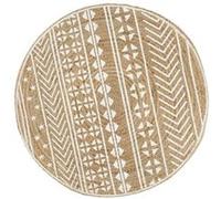VidaXL Jute/Blanc - 150 cm